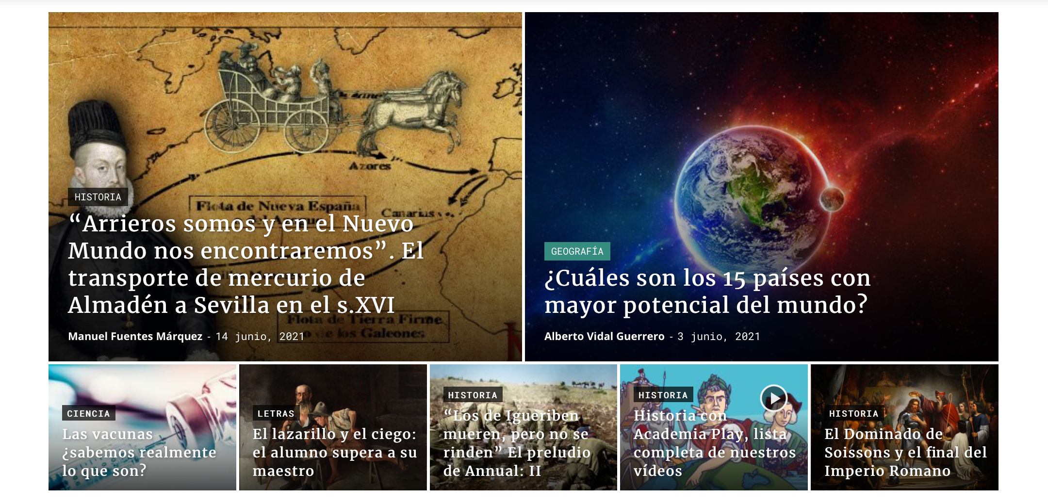 Nueva App de Academia Play sobre la historia de España