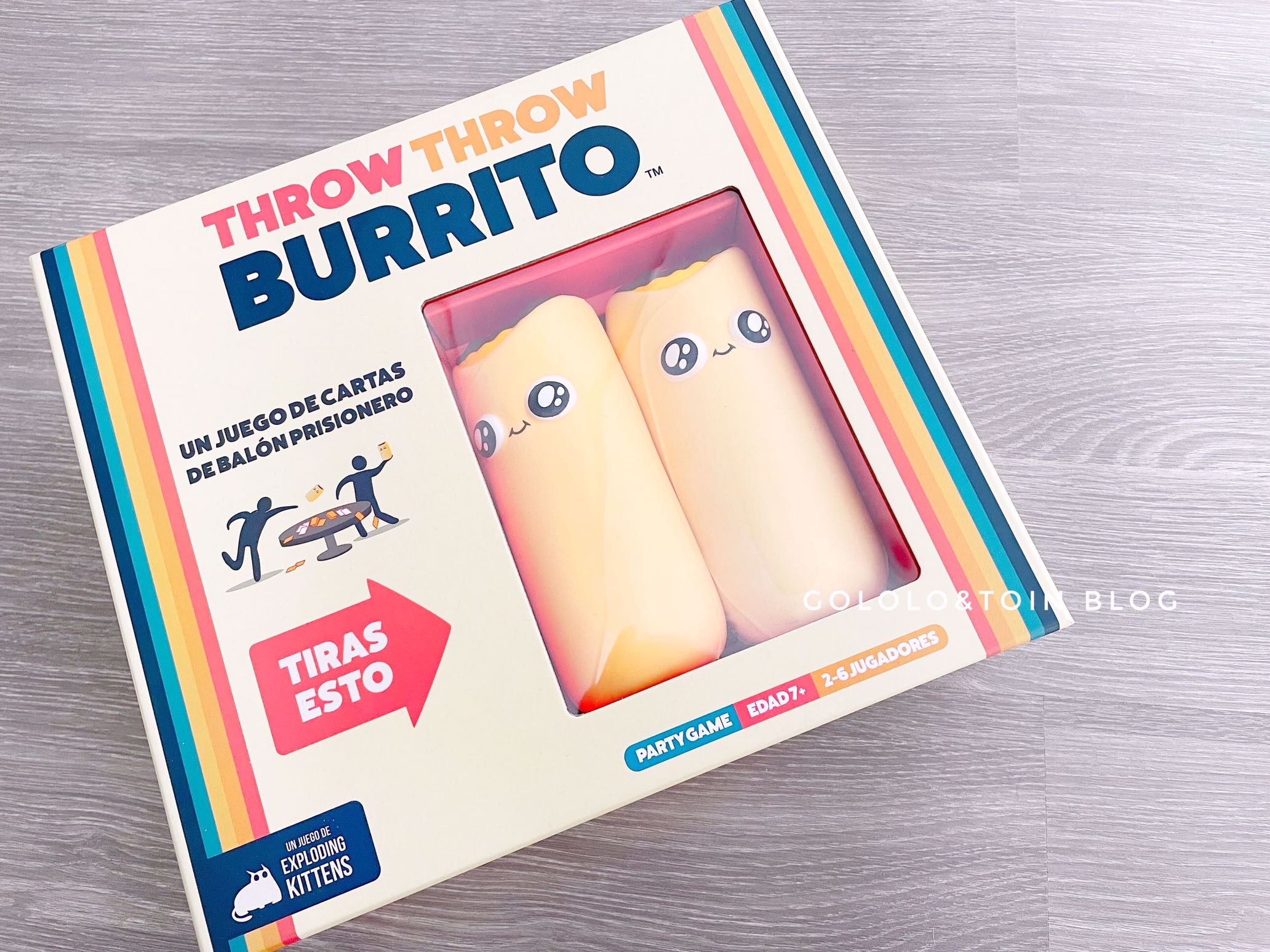 Throw Throw Burrito, un original juego de mesa